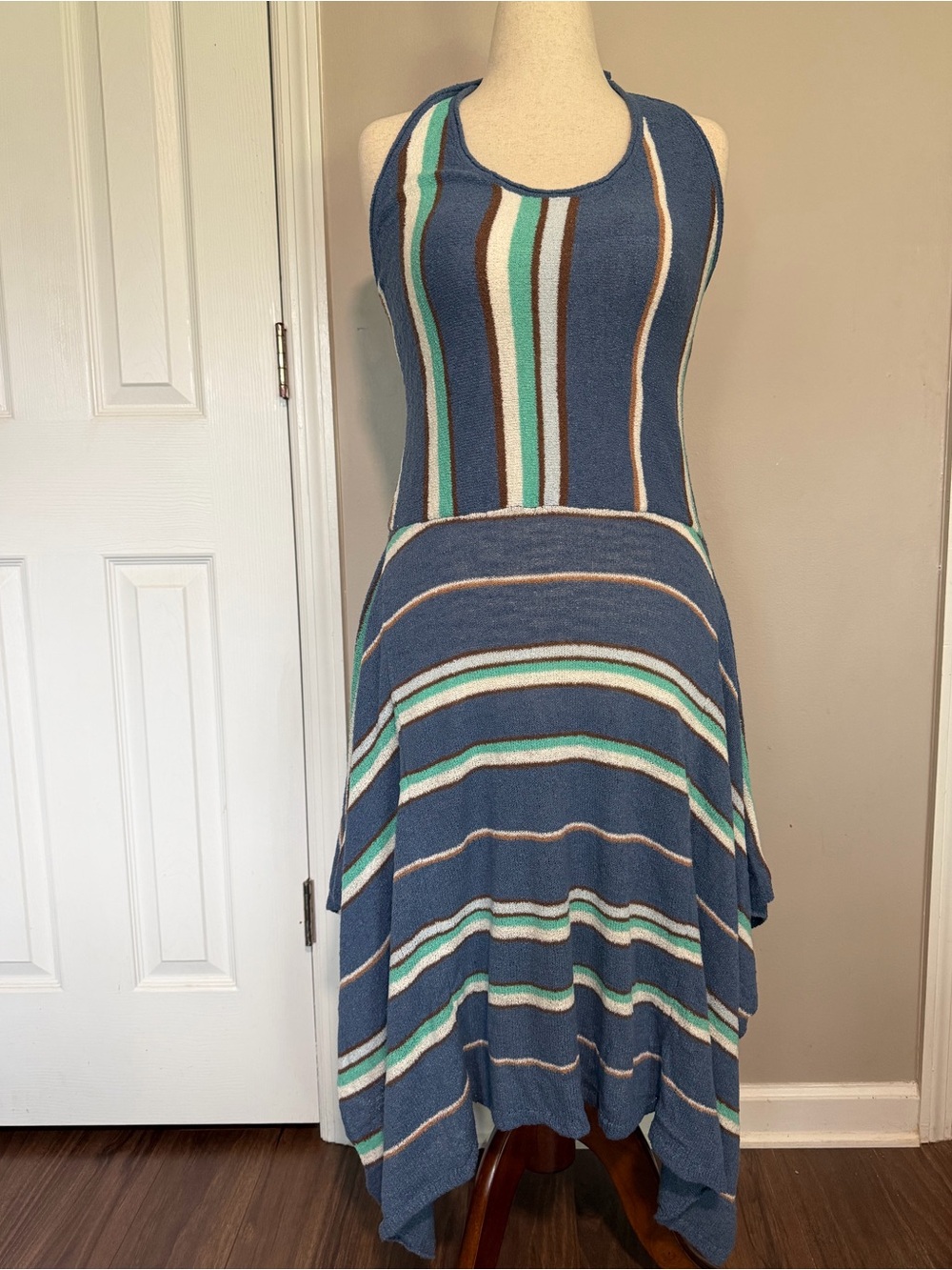 Free People - Free-est Asymmetrical Knit halter dress - Large - Picture 2 of 9